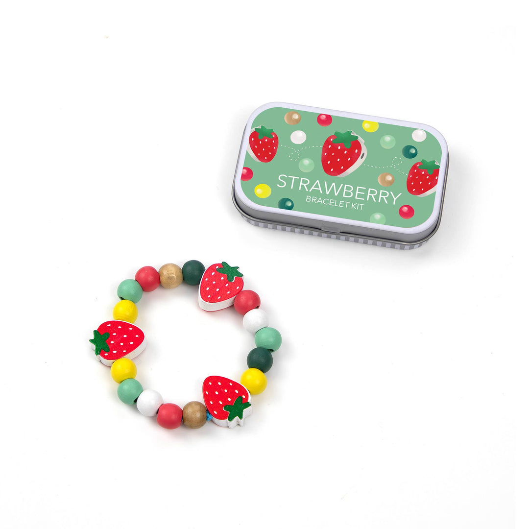 Strawberry Bracelet Gift Kit Cotton Twist Strawberry Bracelet Gift Kit Bonjour Fete - Party Supplies