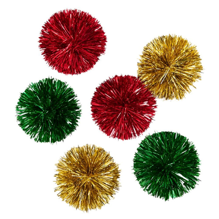 HOLIDAY TINSEL BOWS Paper Source Wholesale Christmas Gift Wrap Bonjour Fete - Party Supplies