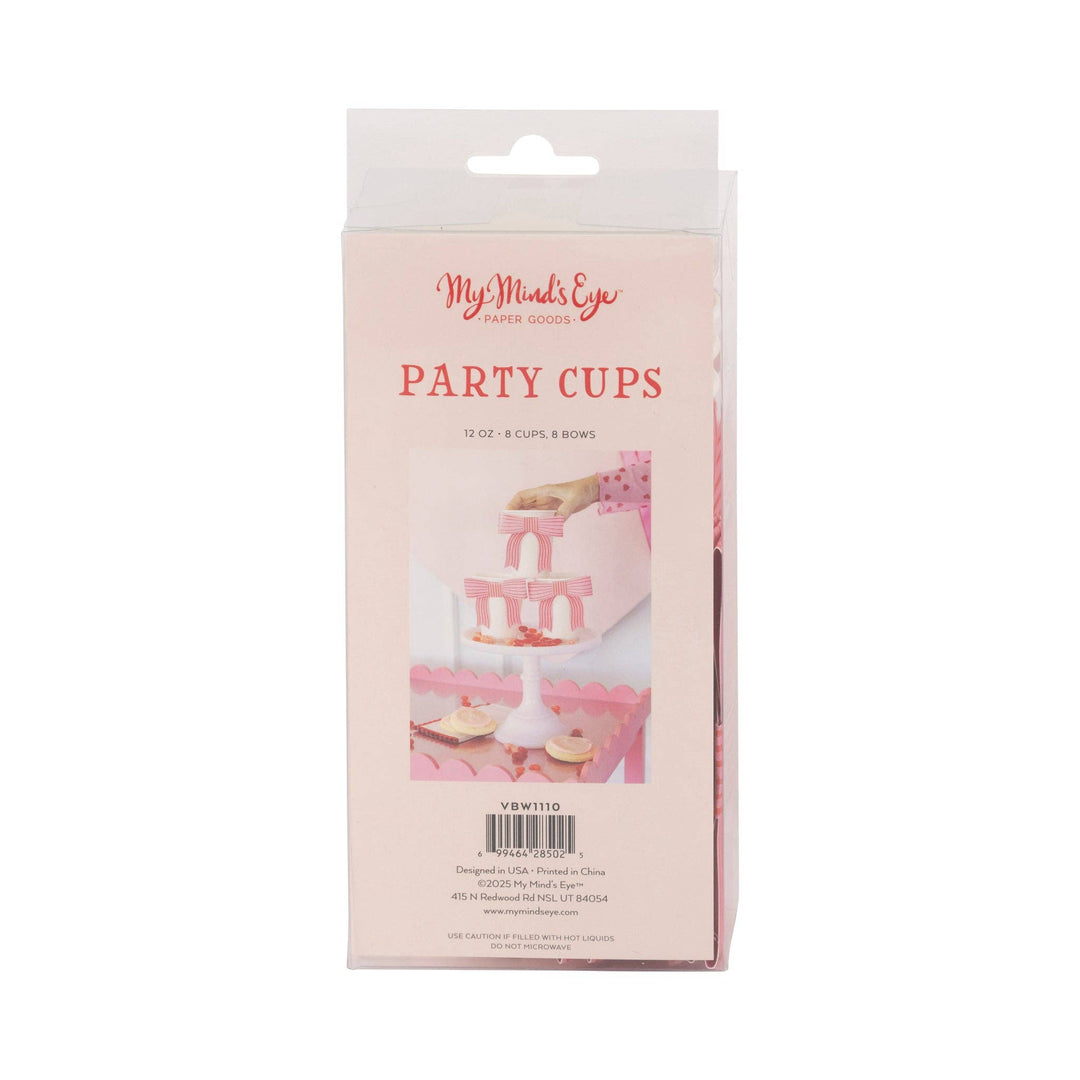 VBW1110 - Bow Party Cup My Mind’s Eye VBW1110 - Bow Party Cup Bonjour Fete - Party Supplies