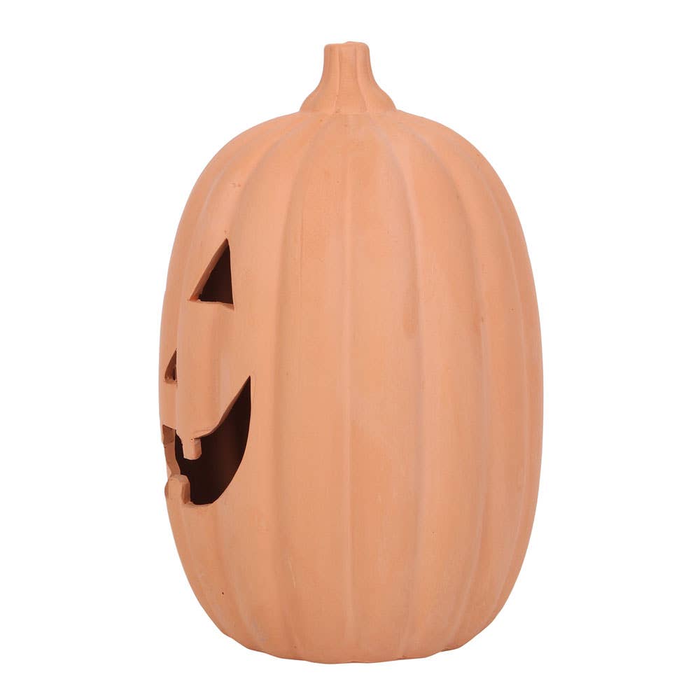 Large Terracotta Halloween Pumpkin Decoration Bonjour Fete Party Supplies Halloween Home Decor