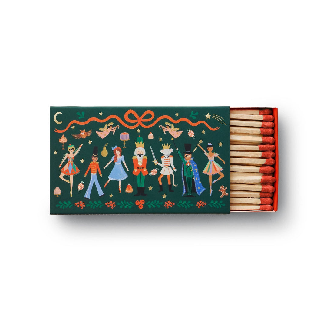 NUTCRACKER SAFETY MATCHES Rifle Paper Co. Holiday Candle NUTCRACKER SAFETY MATCHES Bonjour Fete - Party Supplies