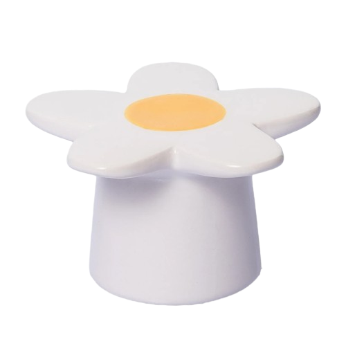 Cer Daisy Cupcake Pedestal: Multi / 100% Dolomite Totalee Gift Cer Daisy Cupcake Pedestal: Multi / 100% Dolomite Bonjour Fete - Party Supplies