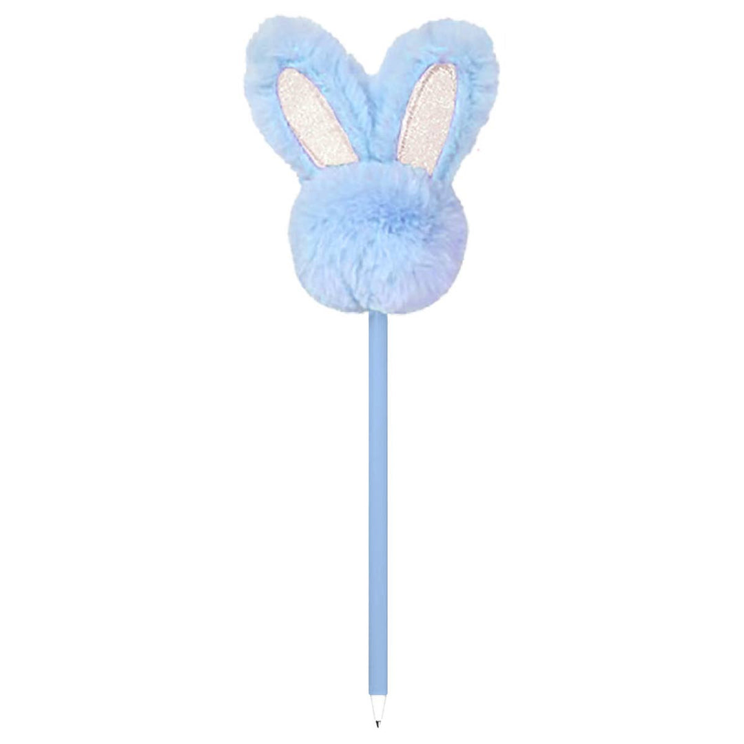 Easter Pen | Blue Bunny Fuzzy Pen soiree-sisters Easter Pen | Blue Bunny Fuzzy Pen Bonjour Fete - Party Supplies