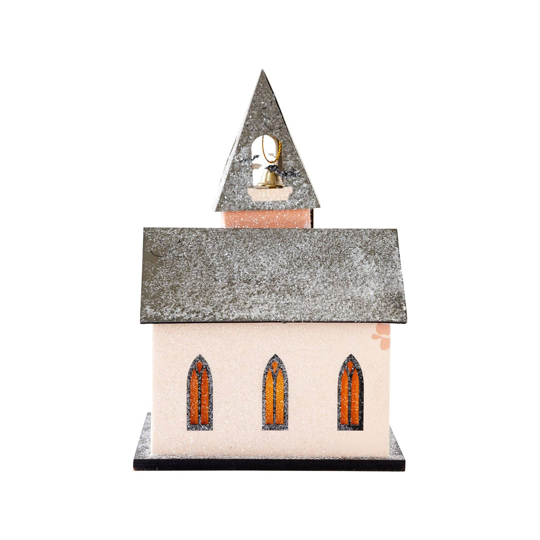 HALLOWEEN CHURCH HAUNTED VILLAGE HOUSE My Mind’s Eye Halloween Home Decor Bonjour Fete - Party Supplies