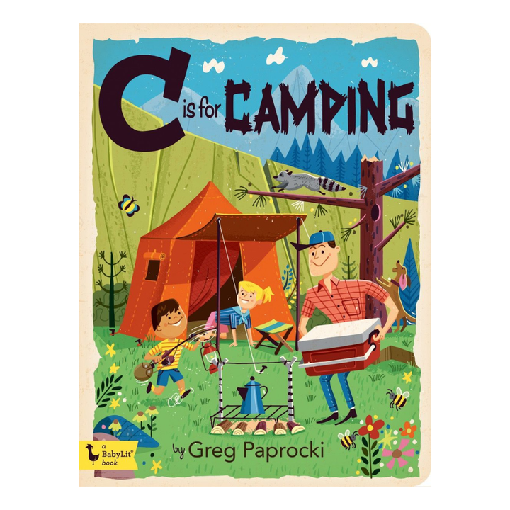 C IS FOR CAMPING: A CAMPING ALPHABET BOOK Gibbs Smith Books For Kids Bonjour Fete - Party Supplies