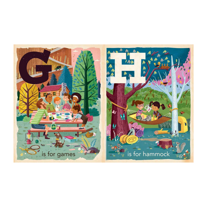 C IS FOR CAMPING: A CAMPING ALPHABET BOOK Gibbs Smith Books For Kids Bonjour Fete - Party Supplies