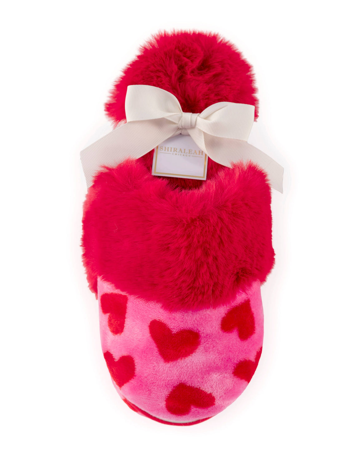 FELICITY HEARTS SLIPPERS: S/M Shiraleah FELICITY HEARTS SLIPPERS: S/M Bonjour Fete - Party Supplies