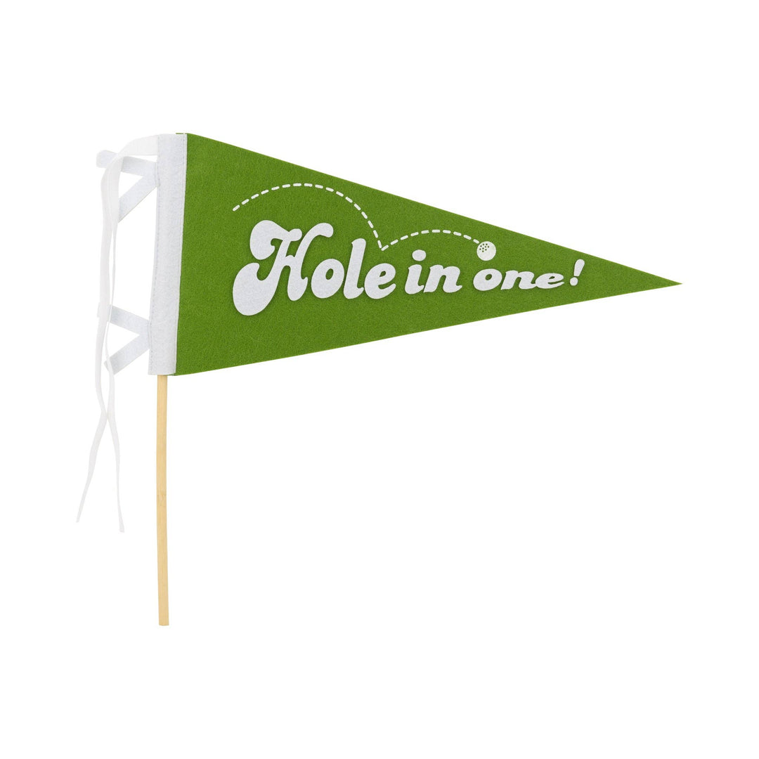 GOLF FELT PENNANT FLAG My Mind’s Eye GOLF FELT PENNANT FLAG Bonjour Fete - Party Supplies