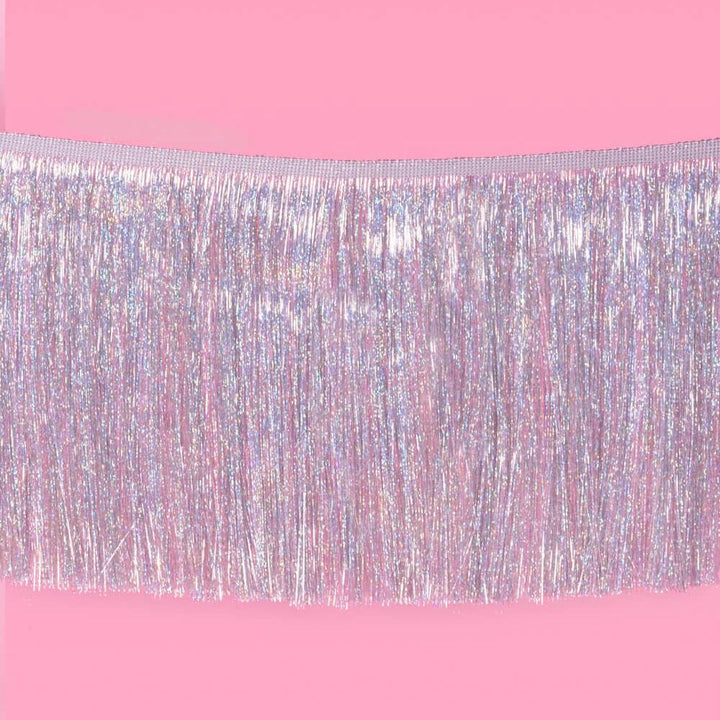 Party Iridescent Fringe Foil Banner, Birthday Decorations xo, Fetti Bonjour Fete - Party Supplies