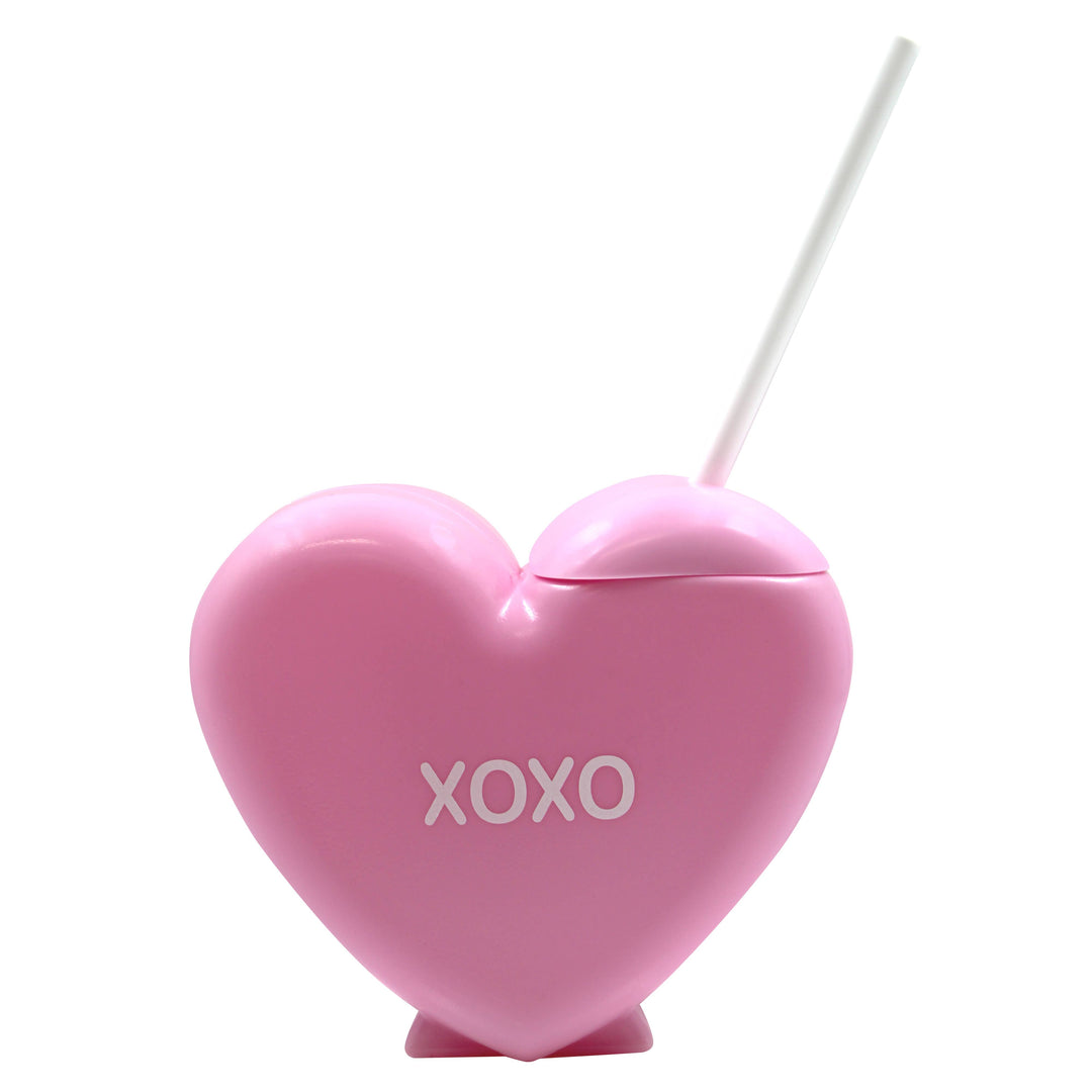 XOXO Heart Sipper Cup NPW XOXO Heart Sipper Cup Bonjour Fete - Party Supplies