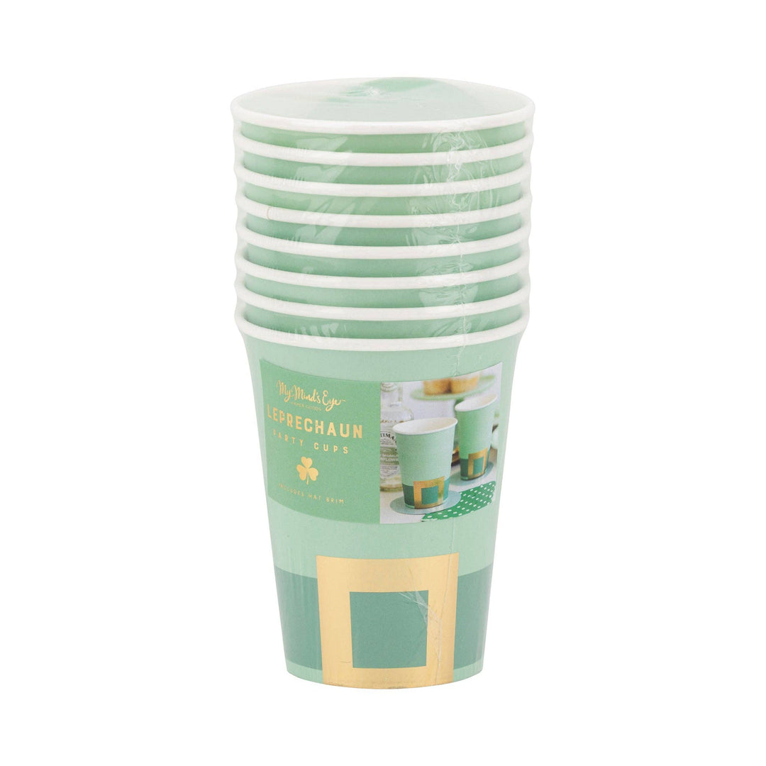 LEPRECHAUN PARTY CUPS My Mind’s Eye Cups LEPRECHAUN PARTY CUPS Bonjour Fete - Party Supplies