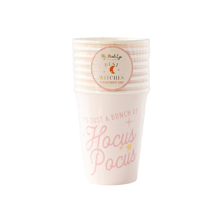 HOCUS POCUS PINK CUPS My Mind’s Eye Halloween Party Supplies Bonjour Fete - Party Supplies