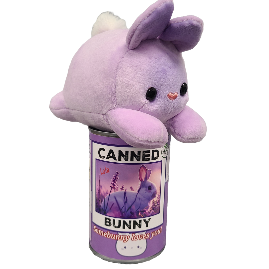 Canned Bunny | Easter Gift | Plush in Can w/Jokes: Pop Top Lid Canned Gifts Canned Bunny | Easter Gift | Plush in Can w/Jokes: Pop Top Lid Bonjour Fete - Party Supplies