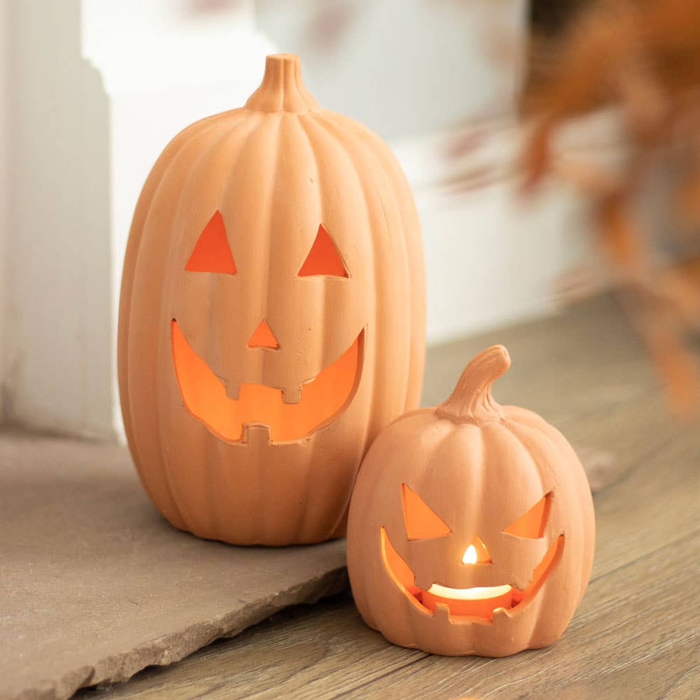 Large Terracotta Halloween Pumpkin Decoration Bonjour Fete Party Supplies Halloween Home Decor