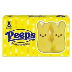 YELLOW PEEPS MARSHMALLOW BUNNIES Grandpa Joe's Candy Shop Easter Candy YELLOW PEEPS MARSHMALLOW BUNNIES Bonjour Fete - Party Supplies