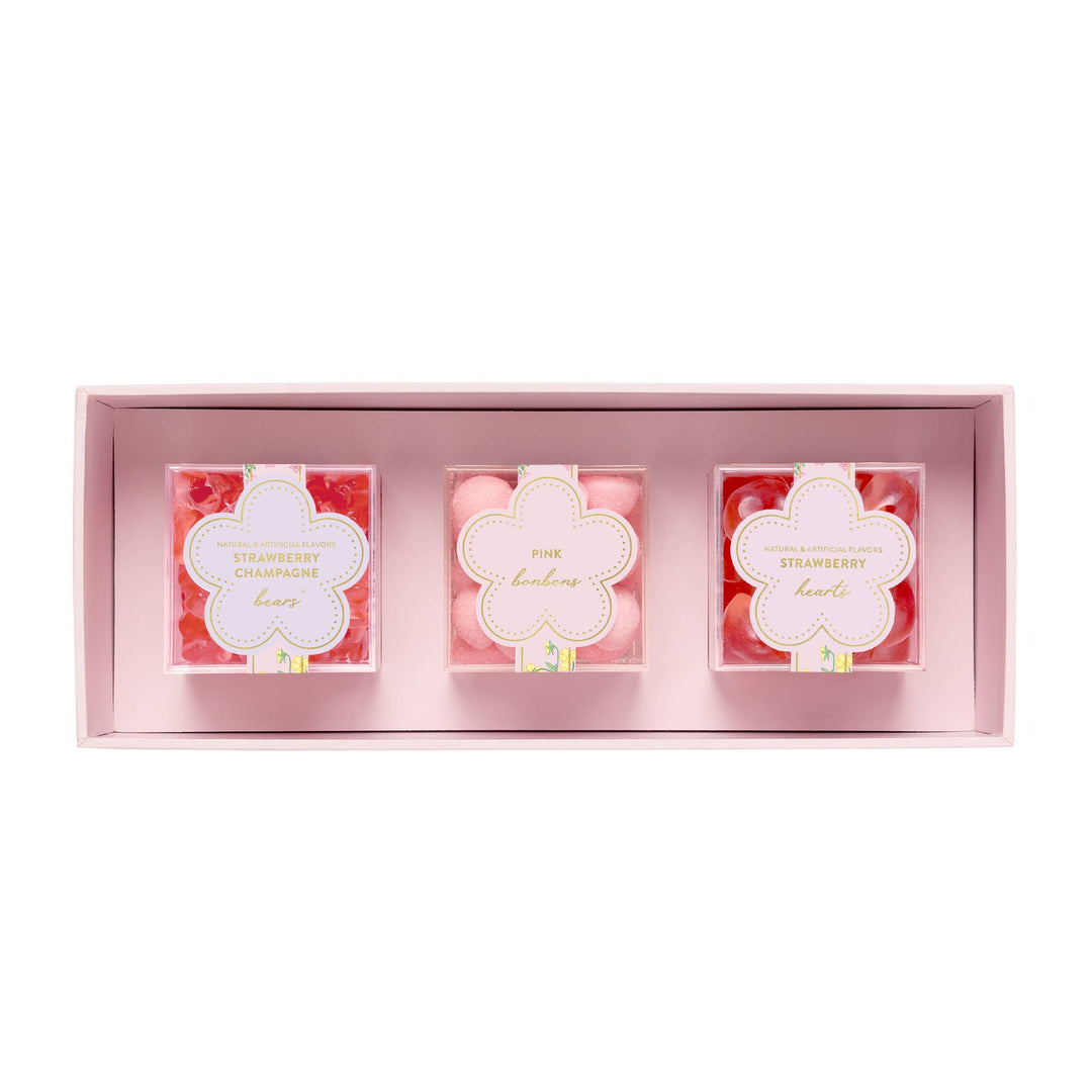 La Vie En Rose 3pc Bento Box Sugarfina La Vie En Rose 3pc Bento Box Bonjour Fete - Party Supplies