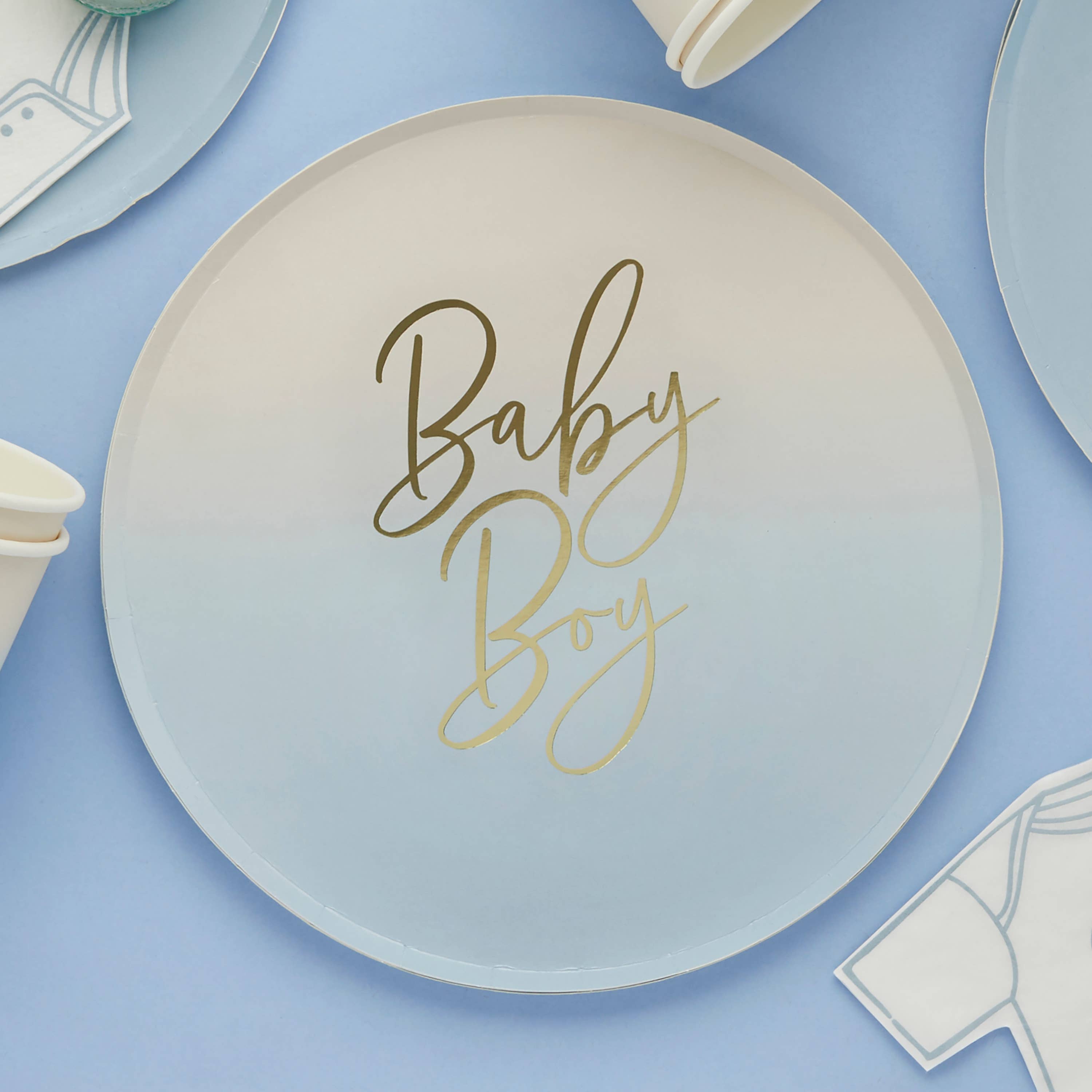 Paper plates for baby shower best sale