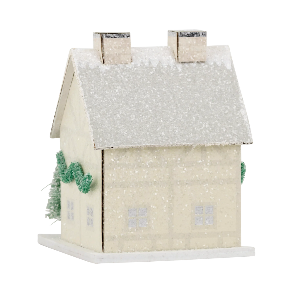 CHRISTMAS VILLAGE BAKERY My Mind’s Eye Christmas Trees & Houses Bonjour Fete - Party Supplies