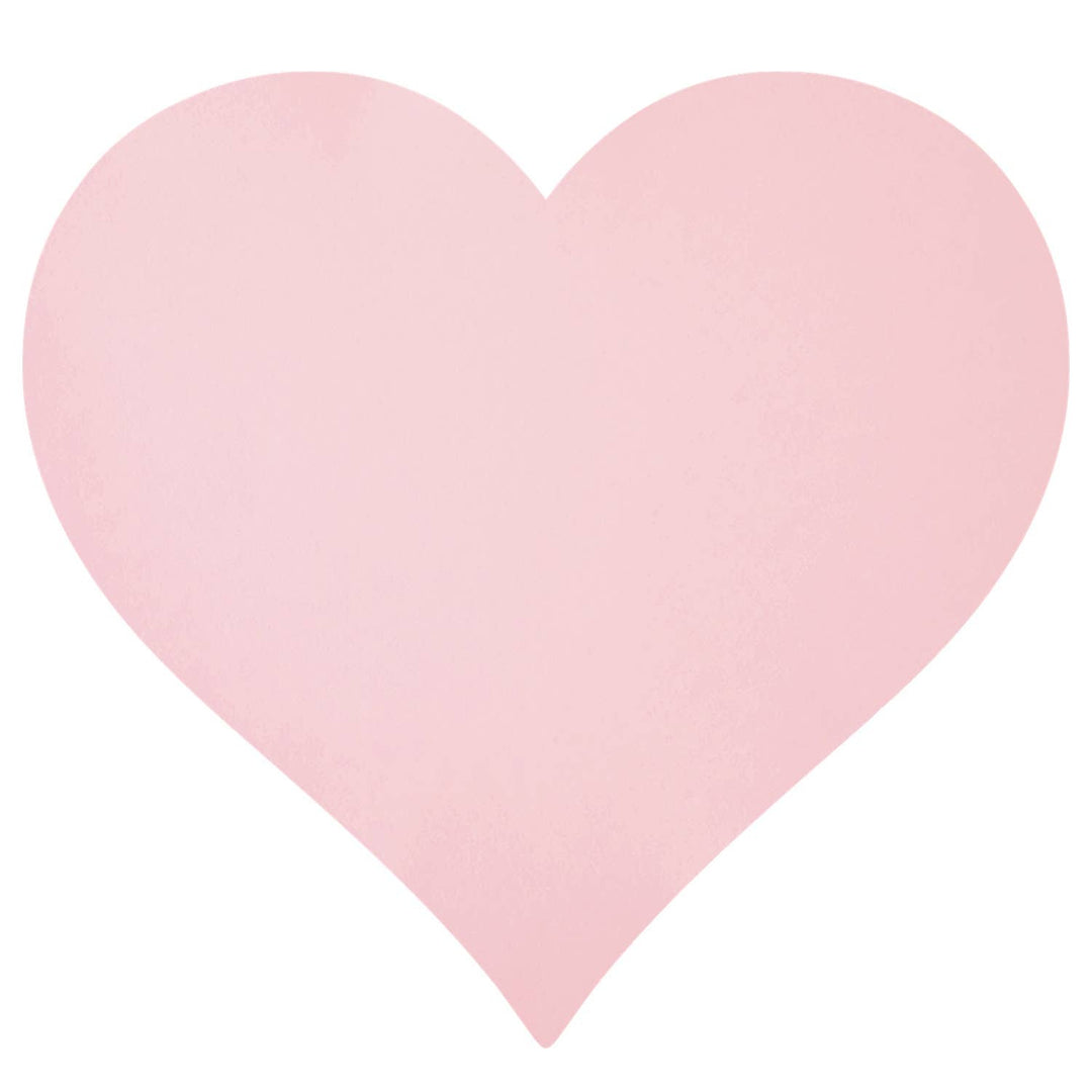 Die cut Pink Heart Placemat - 12 Sheets Hester & Cook - Kitchen Papers Die cut Pink Heart Placemat - 12 Sheets Bonjour Fete - Party Supplies