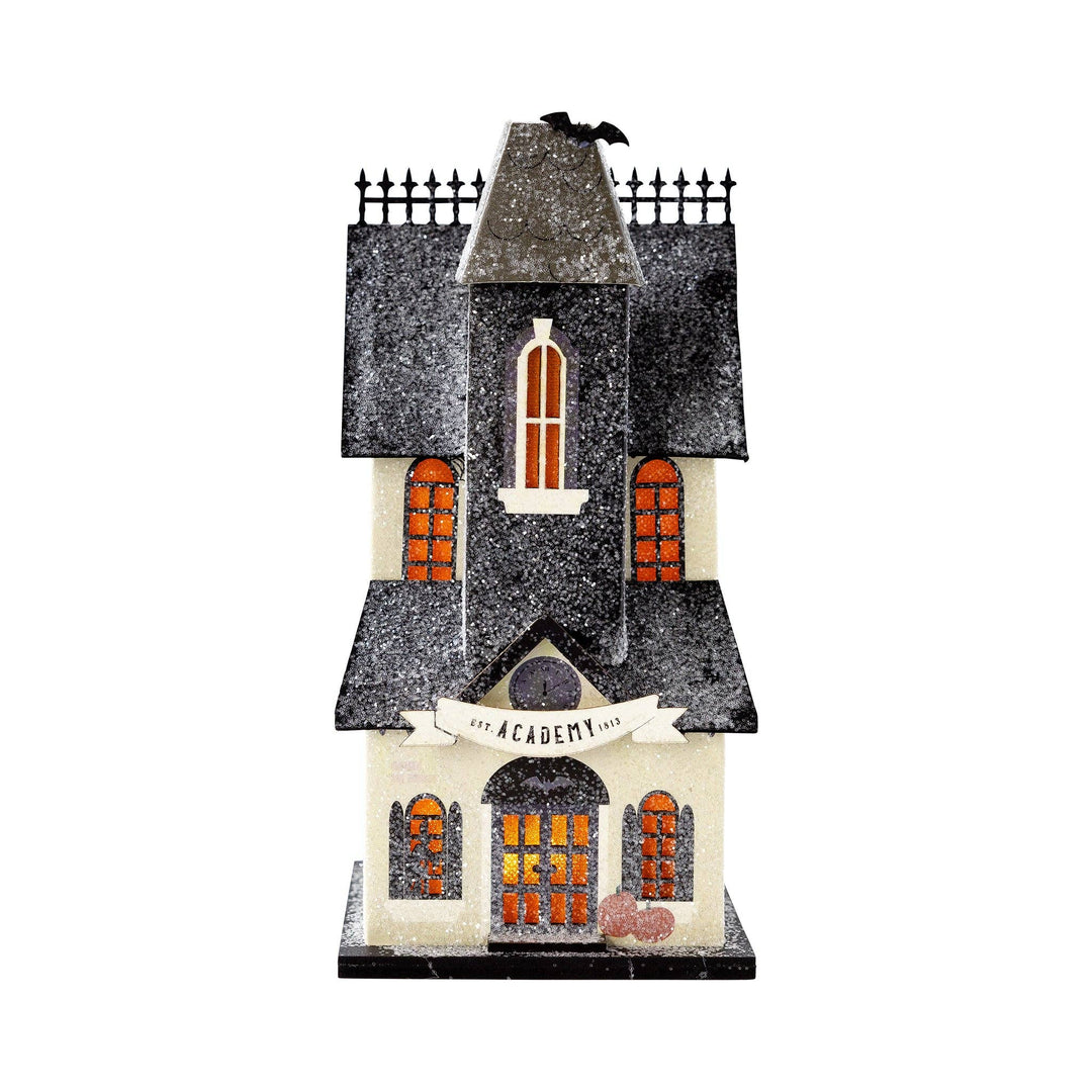 HALLOWEEN ACADEMY HAUNTED VILLAGE HOUSE My Mind’s Eye Halloween Home Decor Bonjour Fete - Party Supplies