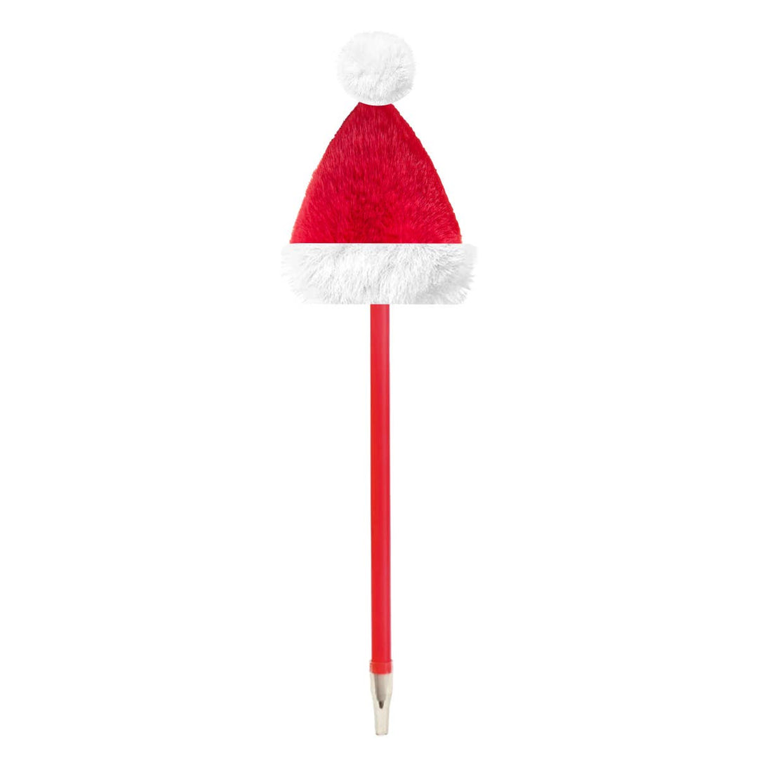 Christmas Pen | Christmas Santa Hat Fuzzy Pen soiree-sisters Christmas Pen | Christmas Santa Hat Fuzzy Pen Bonjour Fete - Party Supplies