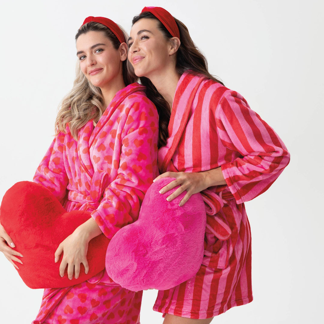 FELICITY STRIPE ROBE, RED: S/M Shiraleah FELICITY STRIPE ROBE, RED: S/M Bonjour Fete - Party Supplies