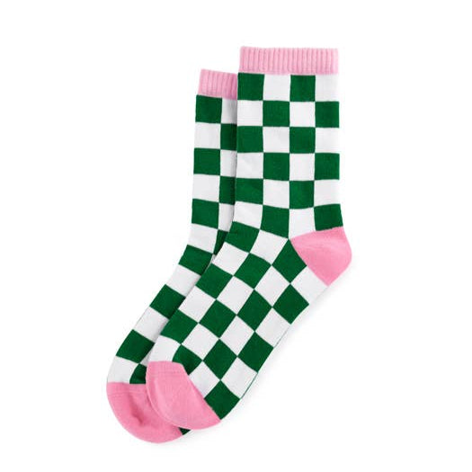 LUCKY CHECK SOCKS Shiraleah LUCKY CHECK SOCKS Bonjour Fete - Party Supplies