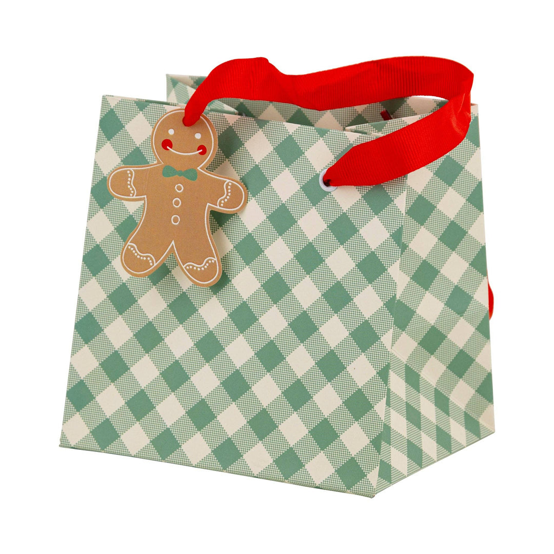 GINGERBREAD MINI GIFT BAG SET My Mind’s Eye Christmas Gift Wrap GINGERBREAD MINI GIFT BAG SET Bonjour Fete - Party Supplies