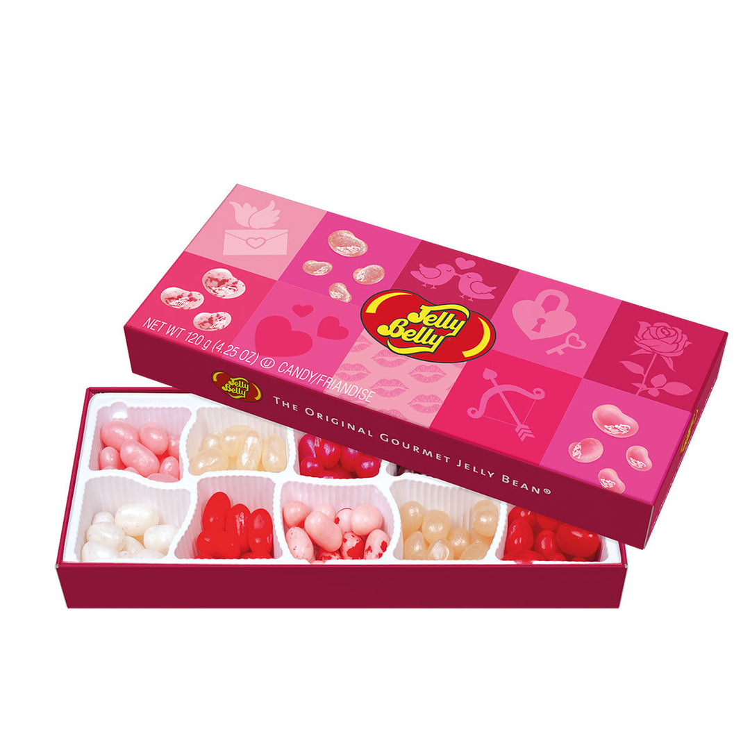 VALENTINE'S JELLY BEAN GIFT BOX Jelly Belly Candy VALENTINE'S JELLY BEAN GIFT BOX Bonjour Fete - Party Supplies