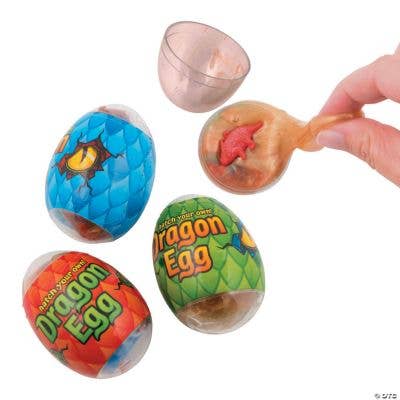 DINOSAUR IN SLIME FILLED EGG Fun Express DINOSAUR IN SLIME FILLED EGG Bonjour Fete - Party Supplies