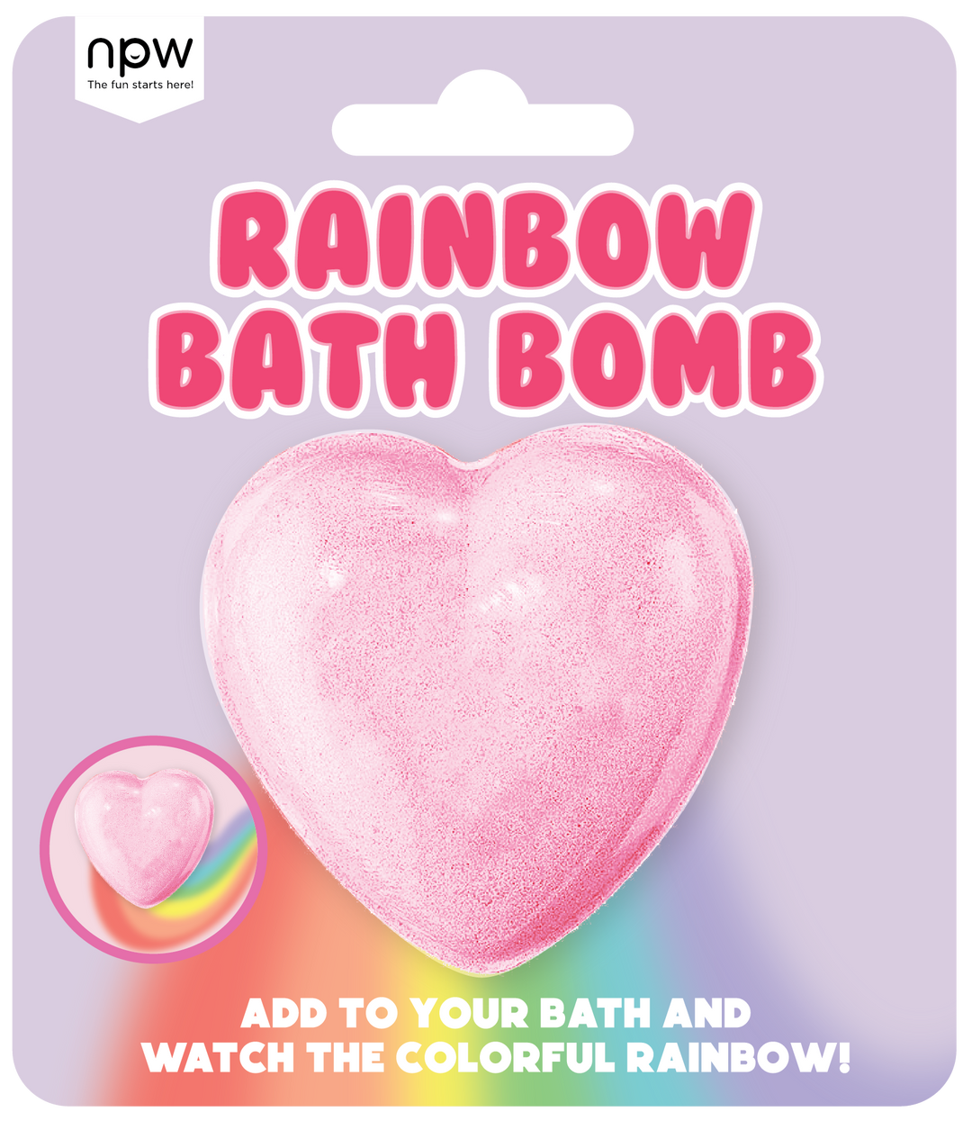 Rainbow Heart Bath Bomb NPW Rainbow Heart Bath Bomb Bonjour Fete - Party Supplies