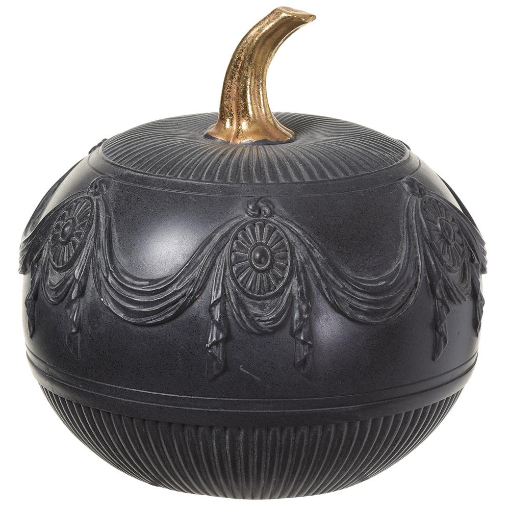 ELEGANT MEDALLION PUMPKIN Allstate Floral Halloween Home Decor Bonjour Fete - Party Supplies