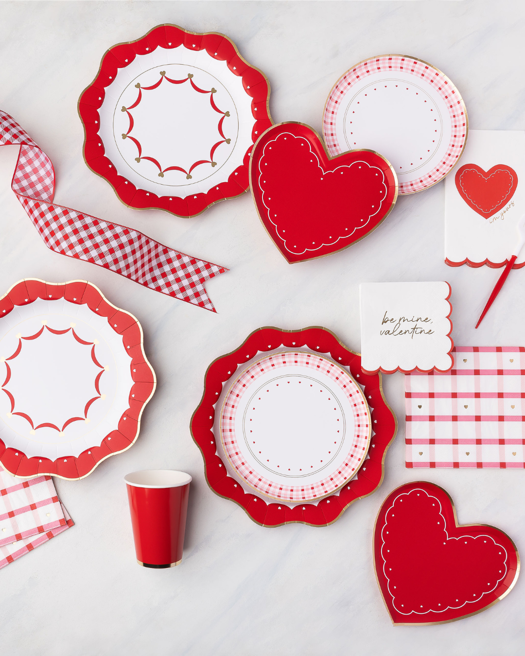 red and white valentines day classic