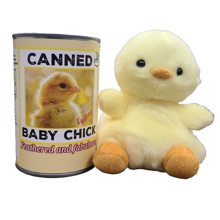 Canned Baby Chick | Easter Gift | Plush in Can w/Jokes: Pop Top Lid Canned Gifts Canned Baby Chick | Easter Gift | Plush in Can w/Jokes: Pop Top Lid Bonjour Fete - Party Supplies