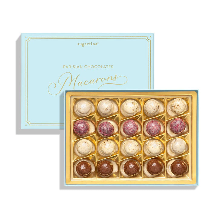 PARISIAN CHOCOLATE MACARONS Sugarfina Candy PARISIAN CHOCOLATE MACARONS Bonjour Fete - Party Supplies