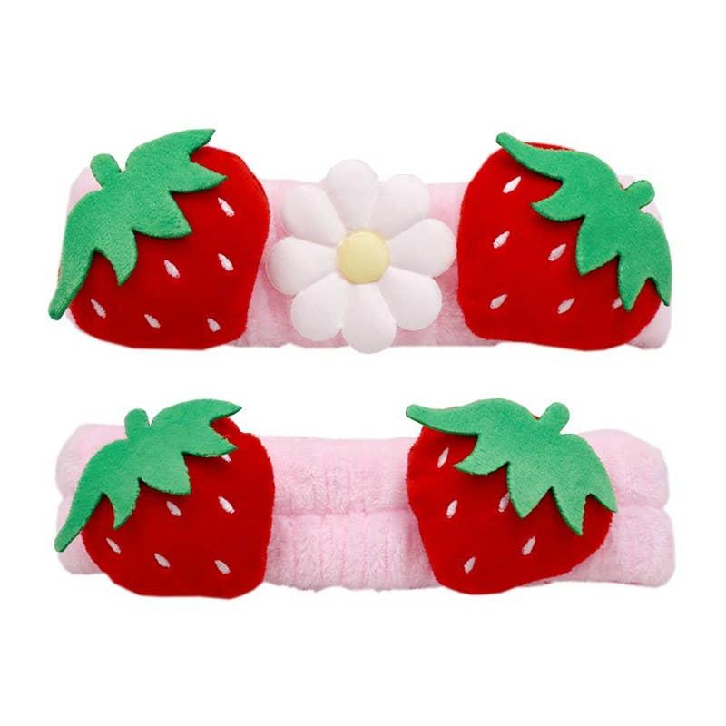 Celavi SS45551 Strawberry Shortcake Spa Hair Band - 12 PINEAPPLE Beauty Celavi SS45551 Strawberry Shortcake Spa Hair Band - 12 Bonjour Fete - Party Supplies