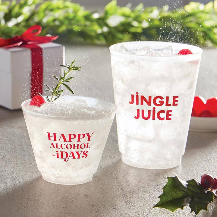 Face to Face Frost Cups - Alcoholidays - Set of 8 Santa Barbara Design Studio by Creative Brands Face to Face Frost Cups - Alcoholidays - Set of 8 Bonjour Fete - Party Supplies