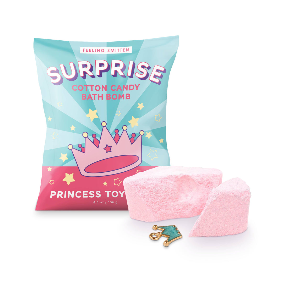 Princess Surprise Bath Bomb 4.8 oz - Surprise Toy Inside Feeling Smitten Princess Surprise Bath Bomb 4.8 oz - Surprise Toy Inside Bonjour Fete - Party Supplies