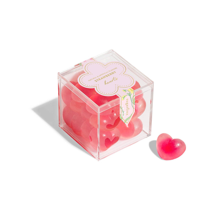 Strawberry Hearts - Small (La Vie En Rose) Sugarfina Strawberry Hearts - Small (La Vie En Rose) Bonjour Fete - Party Supplies