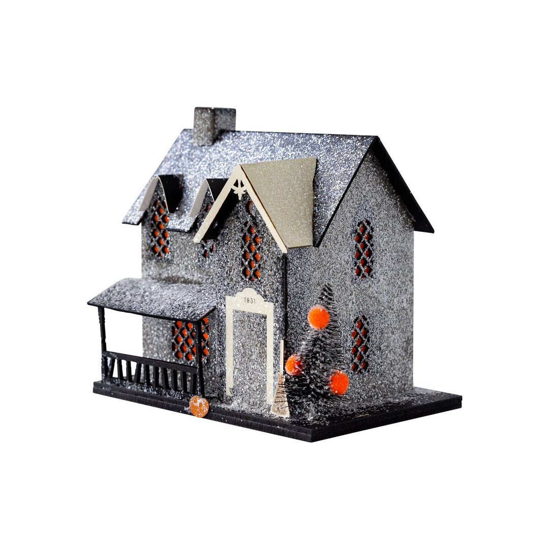 WITCH COTTAGE HAUNTED VILLAGE HOUSE My Mind’s Eye Halloween Home Decor Bonjour Fete - Party Supplies