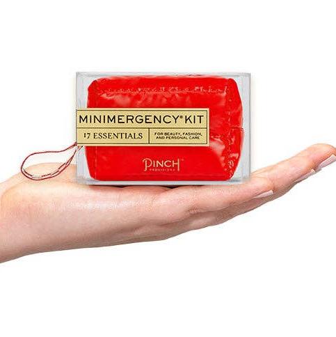 RED PUFFER MINI EMERGENCY KIT Pinch Provisions Stocking Stuffers & Holiday Party Favors Bonjour Fete - Party Supplies