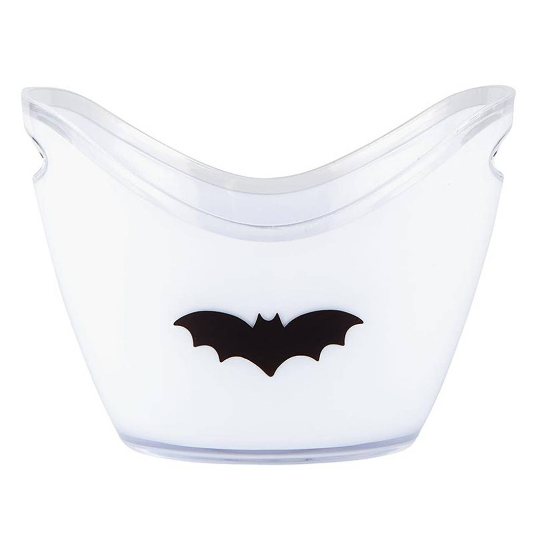 BAT ACRYLIC BEVERAGE BUCKET Slant Collections by Creative Brands Halloween Party Supplies Bonjour Fete - Party Supplies