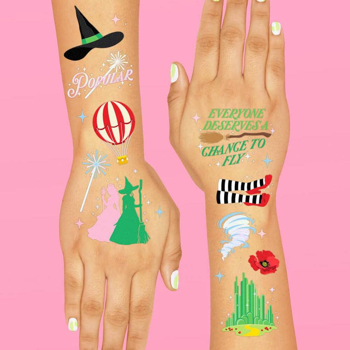 WICKED TEMPORARY TATTOOS xo, Fetti Stickers & Temporary Tattoos WICKED TEMPORARY TATTOOS Bonjour Fete - Party Supplies