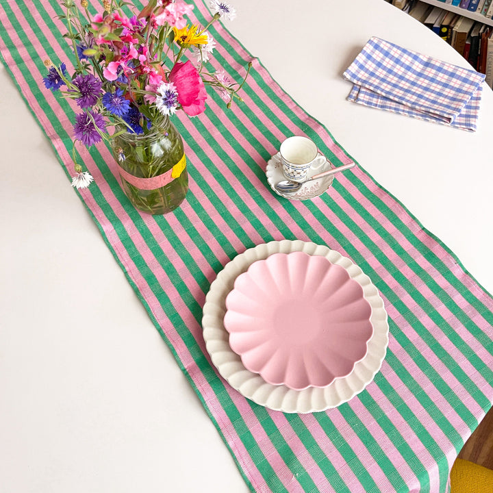 Flora Stripe Runner Archive New York Kitchen Flora Stripe Runner Bonjour Fete - Party Supplies