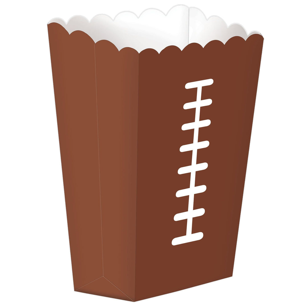 FOOTBALL LARGE SNACK BOXES Amscan Favor Bags & Boxes Bonjour Fete - Party Supplies