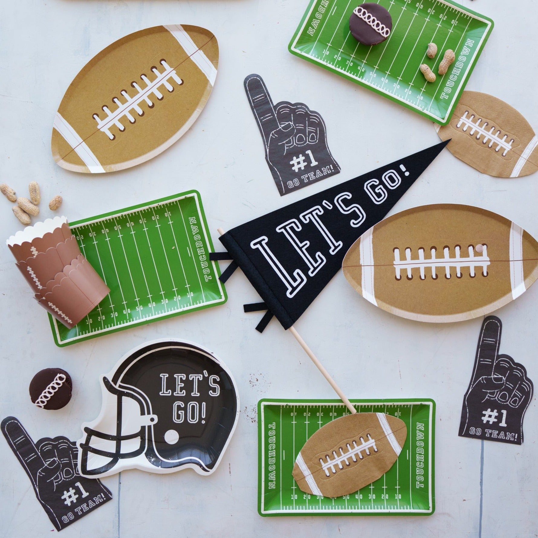 FOOTBALL PARTY KIT Bonjour Fête Bonjour Fete - Party Supplies