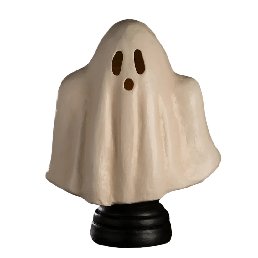 BETHANY LOWE GHOST BOO LANTERN Bethany Lowe Designs Halloween Home Decor Bonjour Fete - Party Supplies