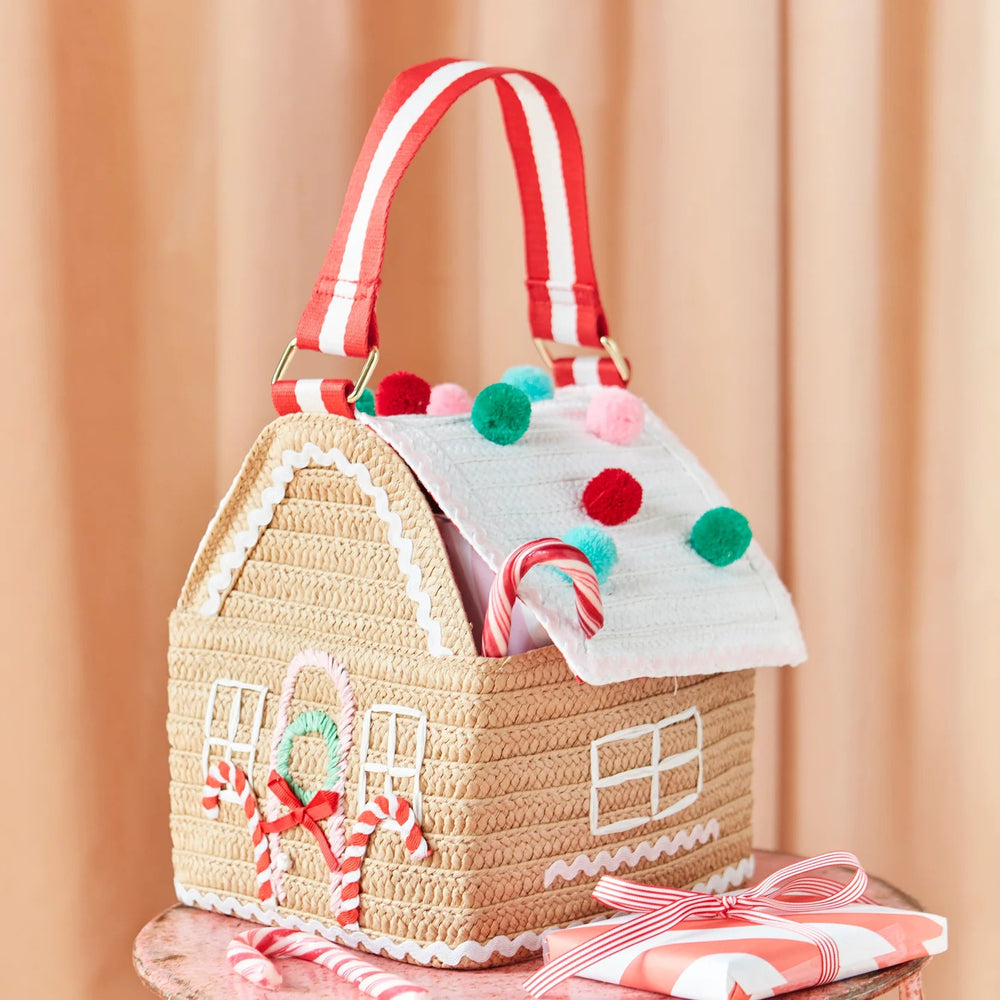 Gingerbread House Bag Bonjour Fete Party Supplies Holiday Accessories & Christmas Wear