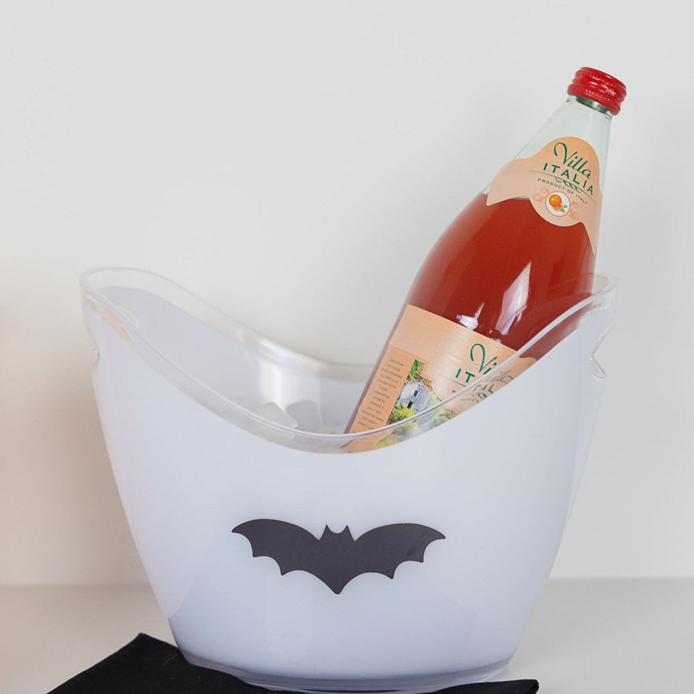 BAT ACRYLIC BEVERAGE BUCKET Slant Collections by Creative Brands Halloween Party Supplies Bonjour Fete - Party Supplies