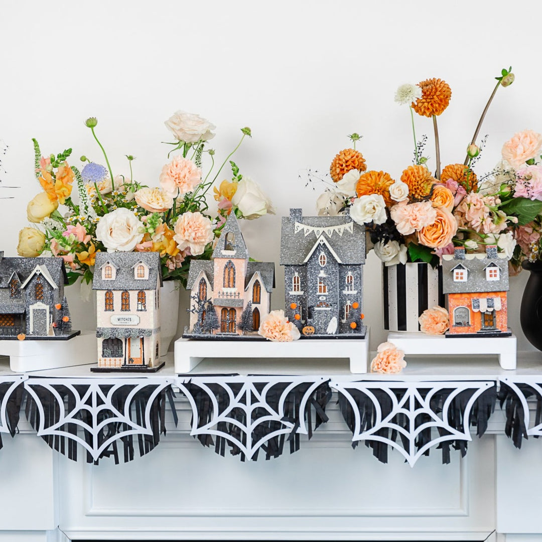 HAUNTED HOME HAUNTED VILLAGE HOUSE My Mind’s Eye Halloween Home Decor Bonjour Fete - Party Supplies